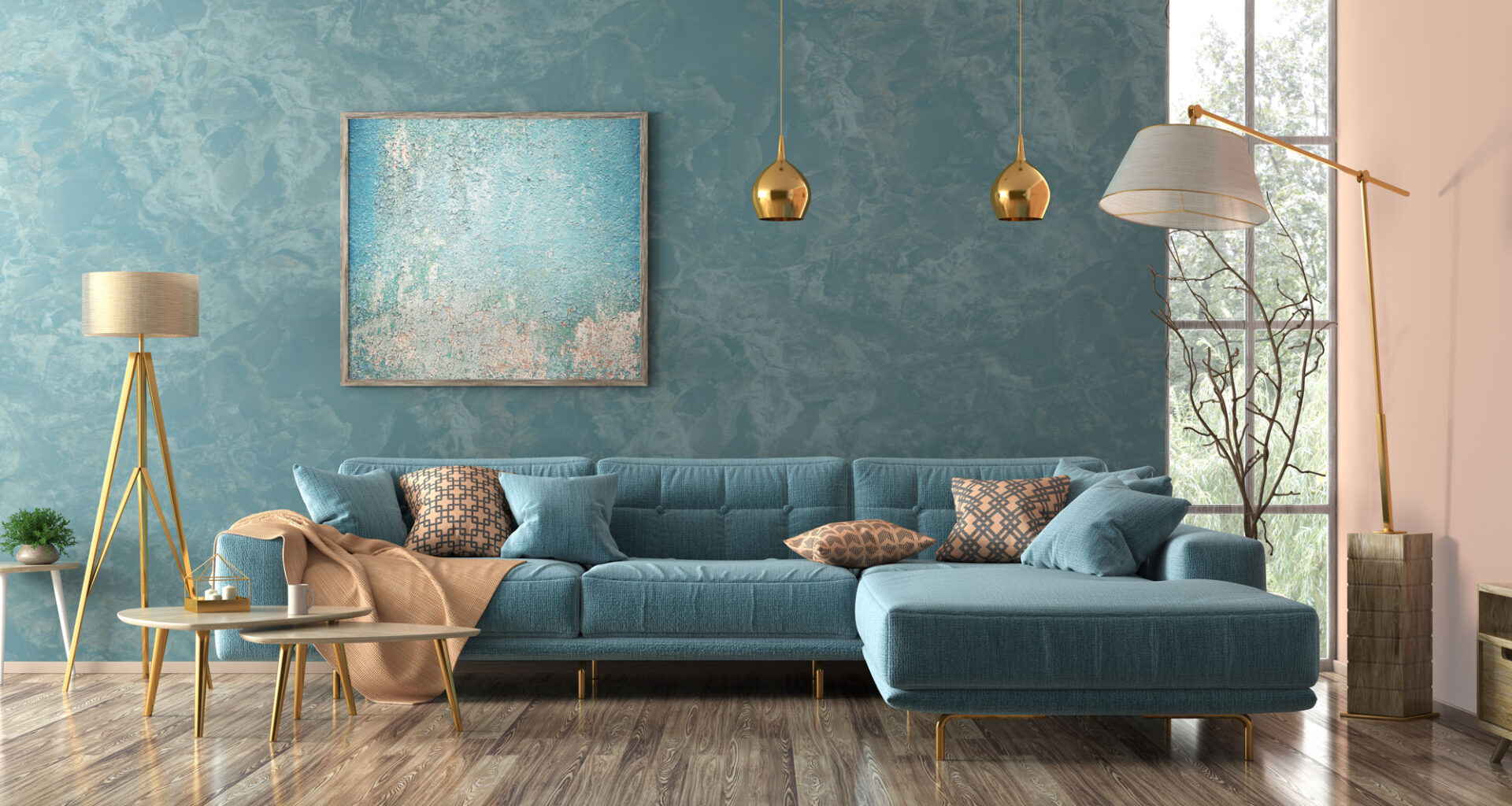 tendance contemporaine pour le salon