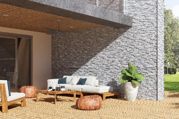 LAJA SMART : Parement granit sur résine