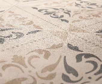Zoom sur des carreaux de ciment