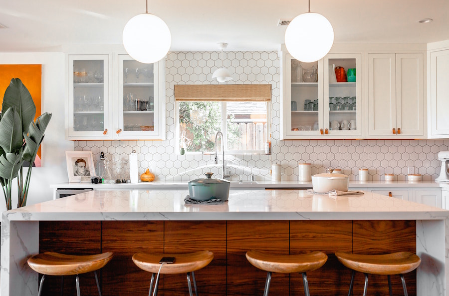 Cuisine Feng Shui avec du bois