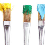 5 étapes pour peindre votre carrelage avec un meilleur rendu pinceaux avec peinture 1