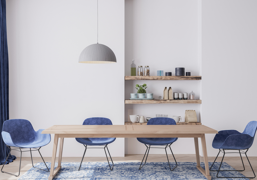 Une salle à manger style scandinave