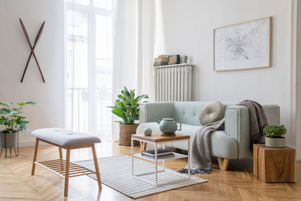 Un intérieur tendance scandinave lumineux