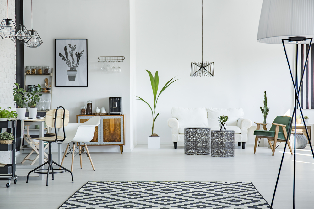 Un salon tendance scandinave