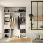 Aménagement petit dressing et placard : vos rangements beaux et fonctionnels Armoire penderie pour ranger vestes, manteaux, chaussures et parapluies