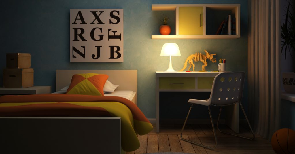Lampe de bureau et chevet chambre enfant
