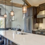 Cuisine et salle à manger style chalet