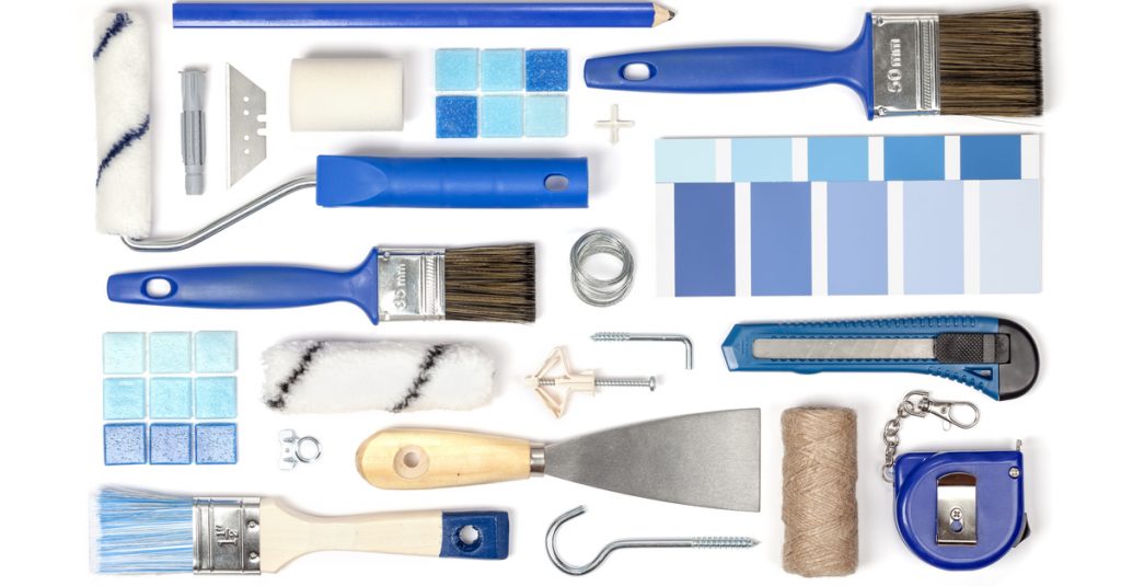 Outils pour bien préparer un chantier de peinture