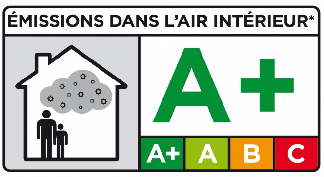 Etiquette d’émissions dans l’air intérieur