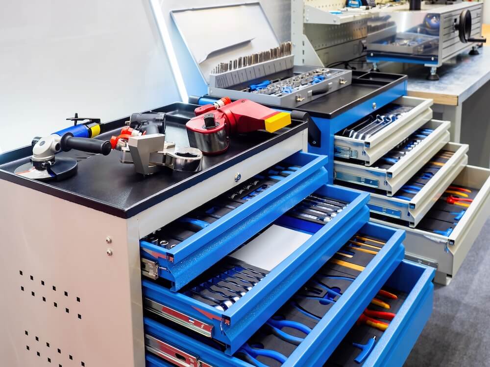 Servante à roulettes pour toujours avoir vos outils à portée de main